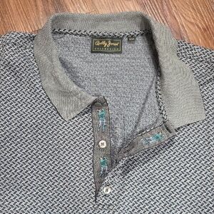 Bobby Jones Black, Blue and Gray Polo Shirt Golf Shirt Size XXL